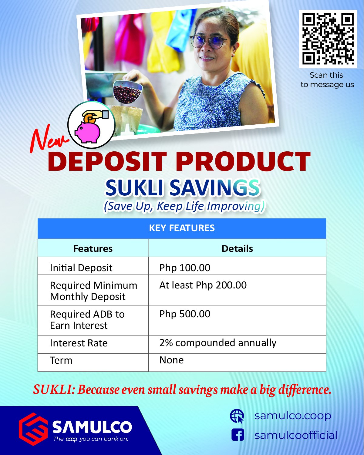 SUKLI Savings (Save Up, Keep Life Improving)